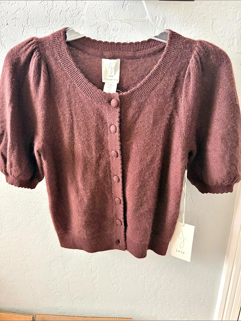 joie Cashmere Cardigan in Brown Size XS